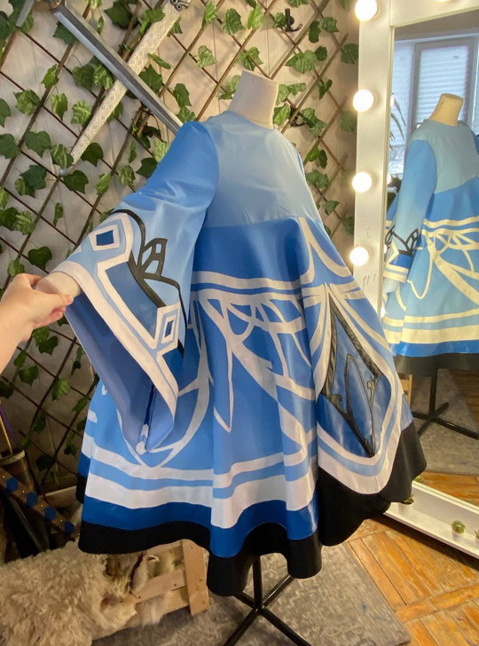 Hydro Abyss Mage from Genshin Impact Cosplay Costume